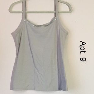 Apt. 9 bling accent tank top